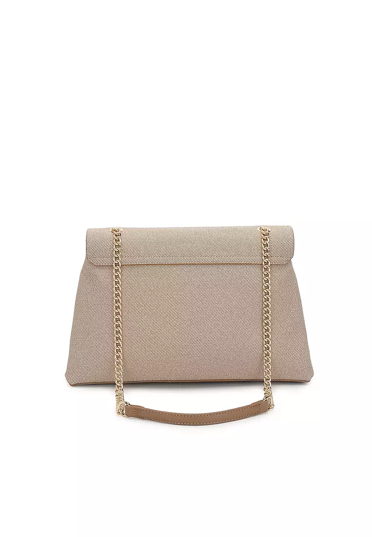 Women's Sling Bag / Crossbody Bag / Shoulder Bag (Tas Selempang Wanita / Tas Bahu Wanita) - Krem
