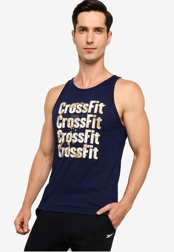 Jual Reebok Reebok Crossfit Games Logo Tank Top Original Zalora Indonesia