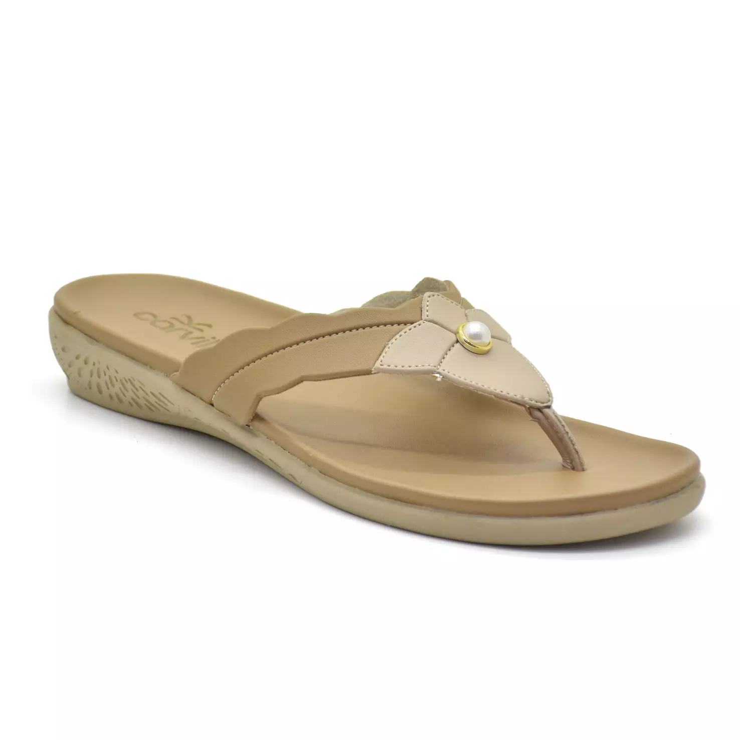Carvil Sandal Wanita Kochi-01 L Khaki
