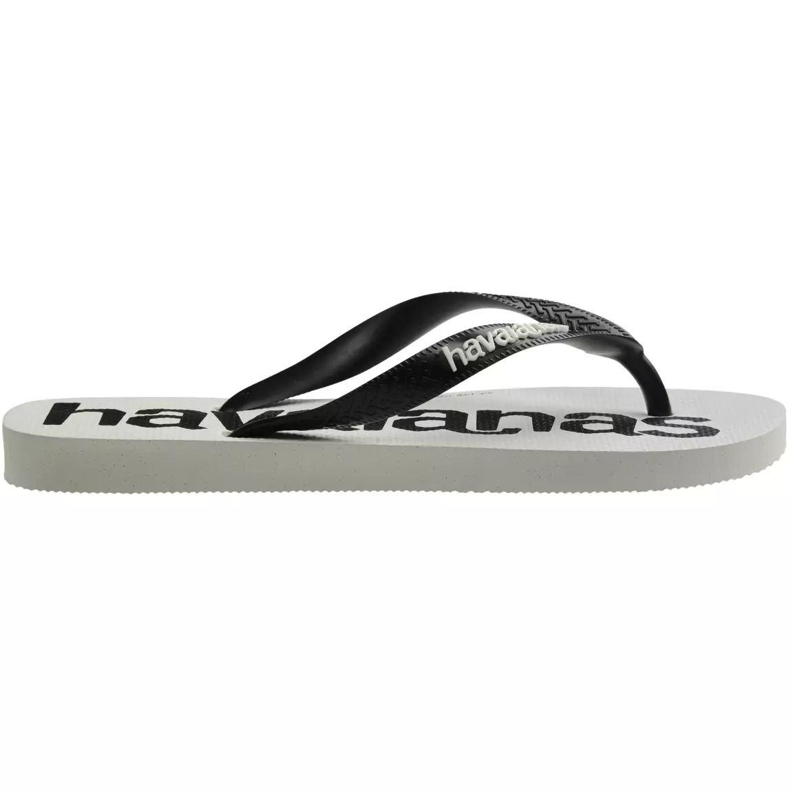 Havaianas 3624 Top Logomania 2-White / Black / White - Sandal Pria