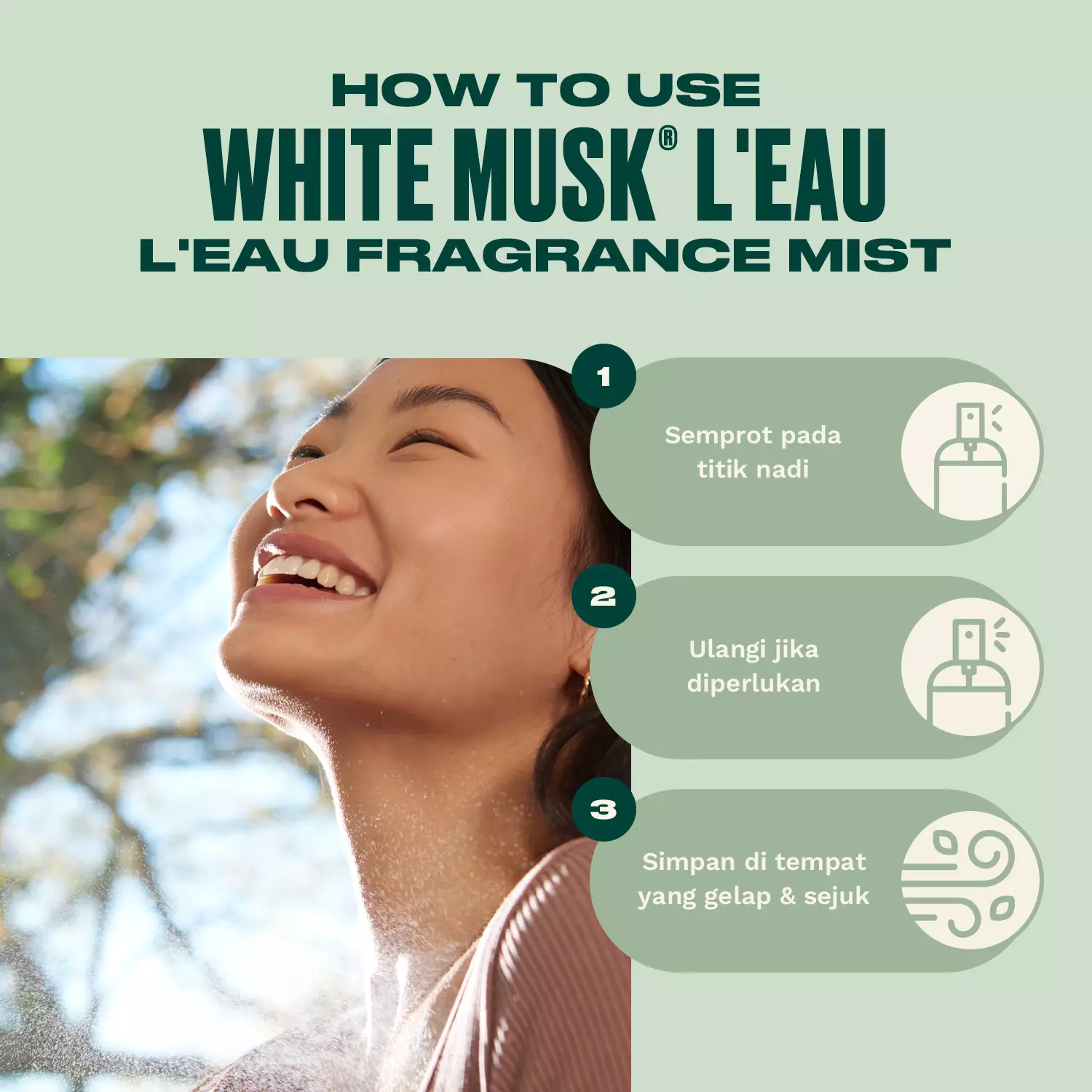White Musk L'Eau Fragrance Mist 100Ml