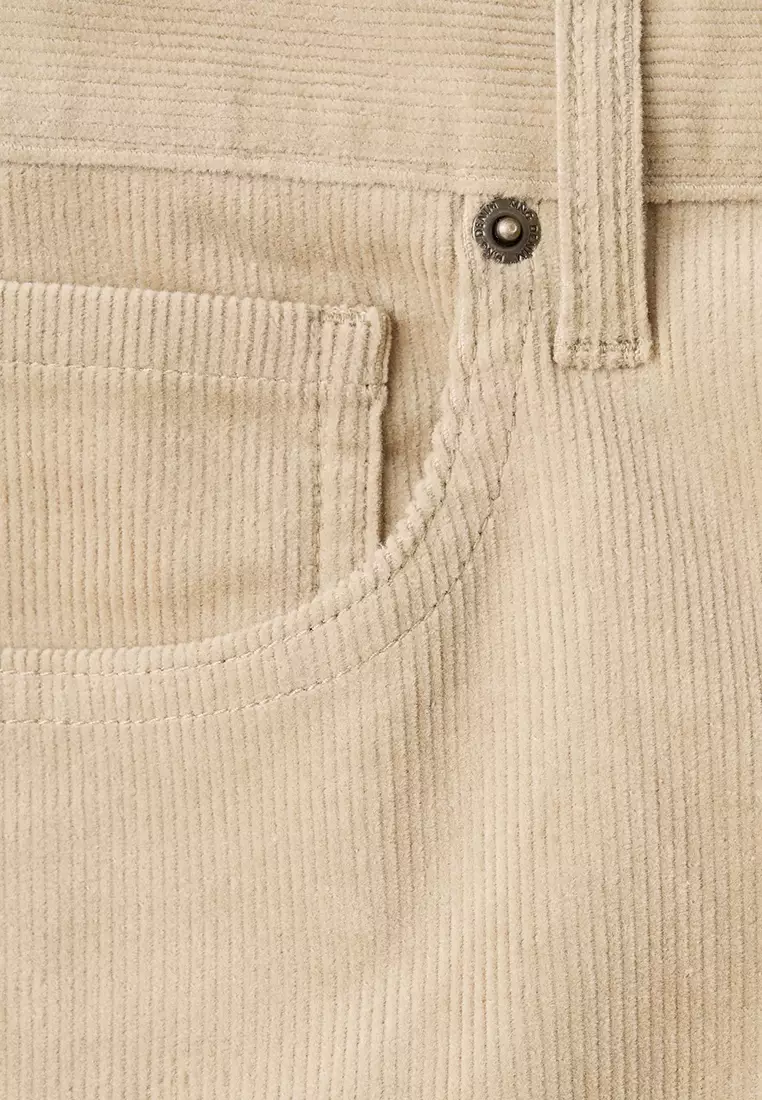 Corduroy Regular-Fit Trousers
