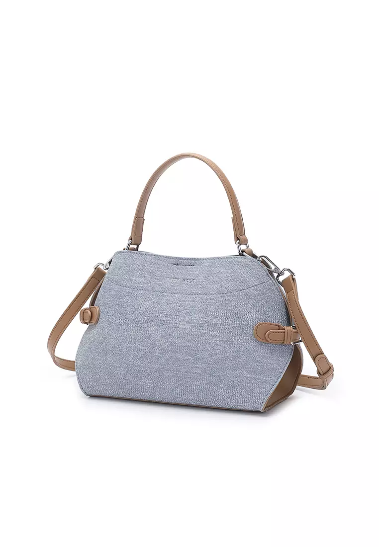 Women's Top Handle Bag / Sling Bag / Crossbody Bag / Shoulder Bag (手拿袋 / 斜孭袋 / 單肩包) - 藍色 / 棕色