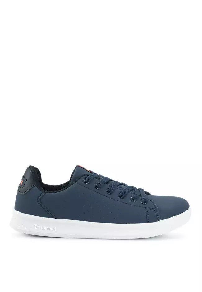 Discount on Hummel  shoes - SKU: Busan Synthetic Nubuck Court Style Trainers