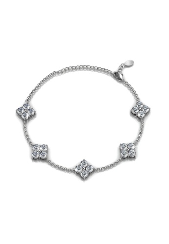 Her Jewellery Sweet Square Bracelet -  Made with premium grade crystals from Austria HE210AC83TFOSG_1