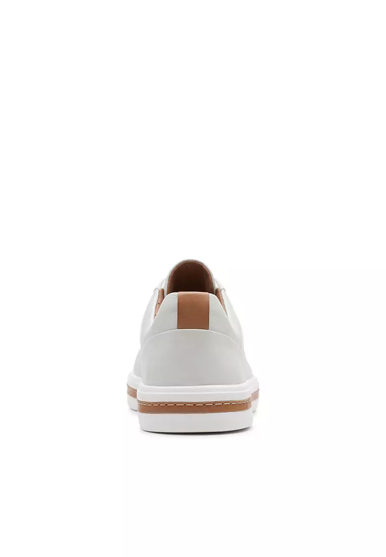 Un Maui Lace White Leather Womens Sport Shoes