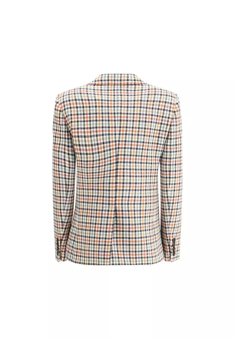 ジャケット Chloe Check Wool blazer Chloé Tailored Jacket In Check Wool | Chloé US