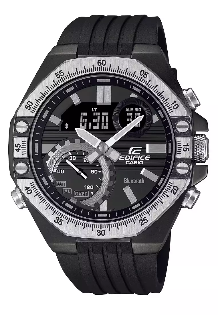 Jual EDIFICE EDIFICE Men ECB-10TP-1A Resin black Original 2026 | ZALORA ...