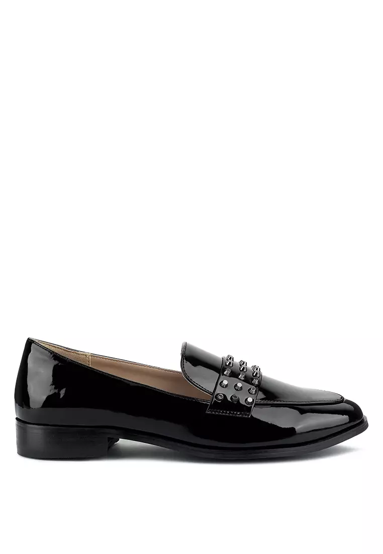 Full deals patent loafers