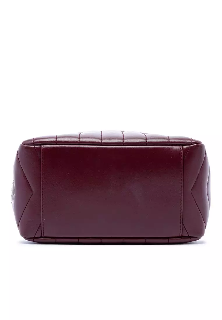 Pre-Loved Saint Laurent Small Matelasse Calfskin Loulou Bowling Bag