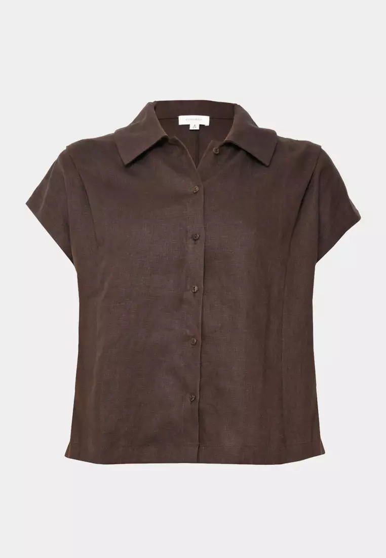 Ami Linen Collar Shirt