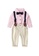 Kings Collection pink Kids Long Sleeve Shirt Overalls Two Piece Set KCCLSP2156 3096CKA0CF0BF0GS_1