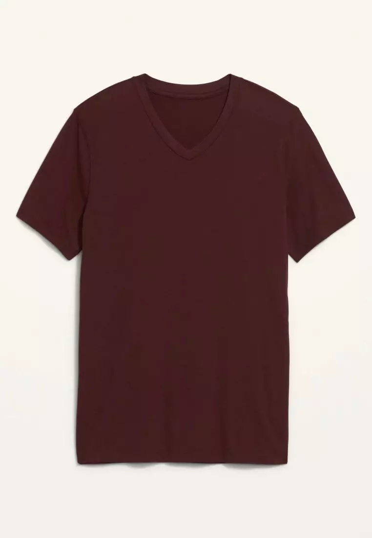 Soft-Washed V-Neck T-Shirt For Men