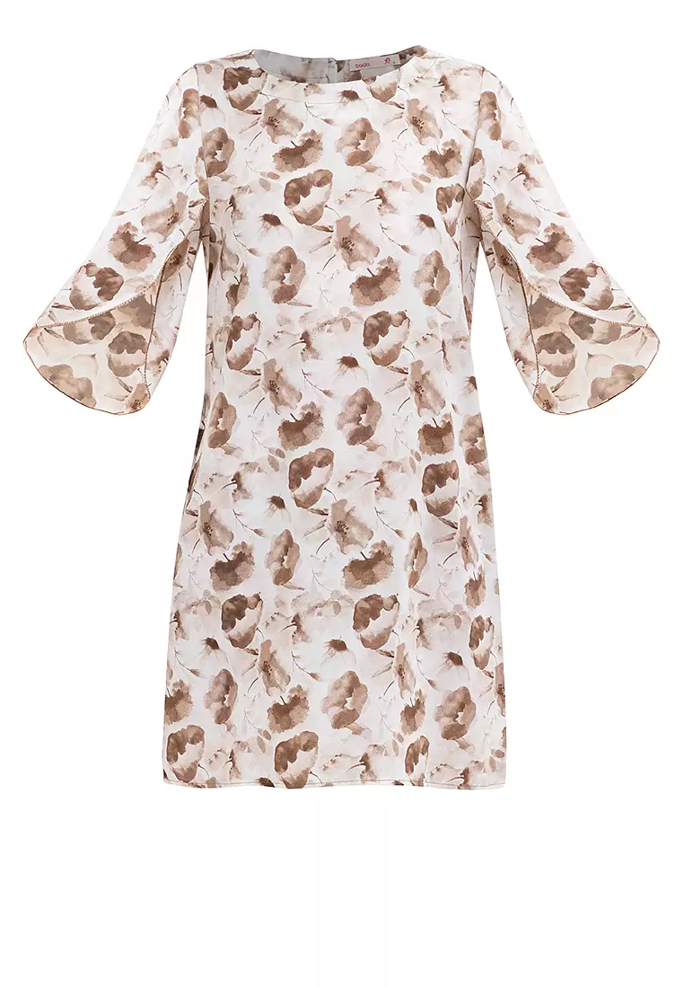 Lilybeth Petal Sleeves Dress