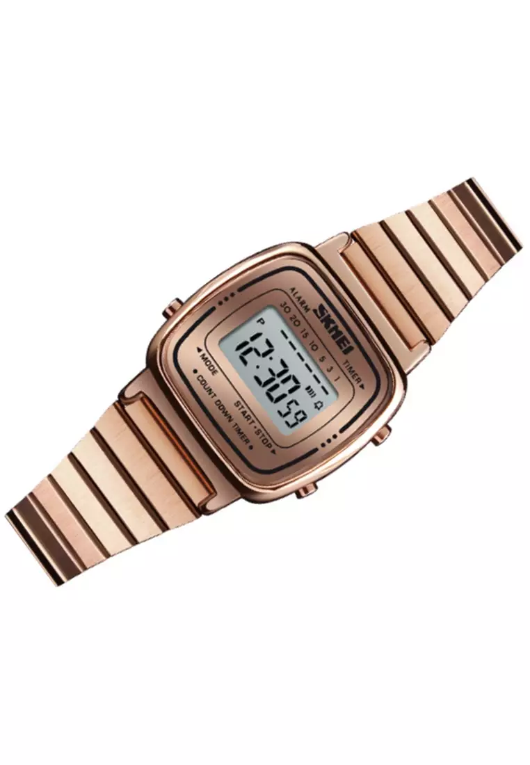 Jam Tangan Digital Wanita Waterproof Many Function Strap Tali Material Stainless Steel BL70 ORIGINAL
