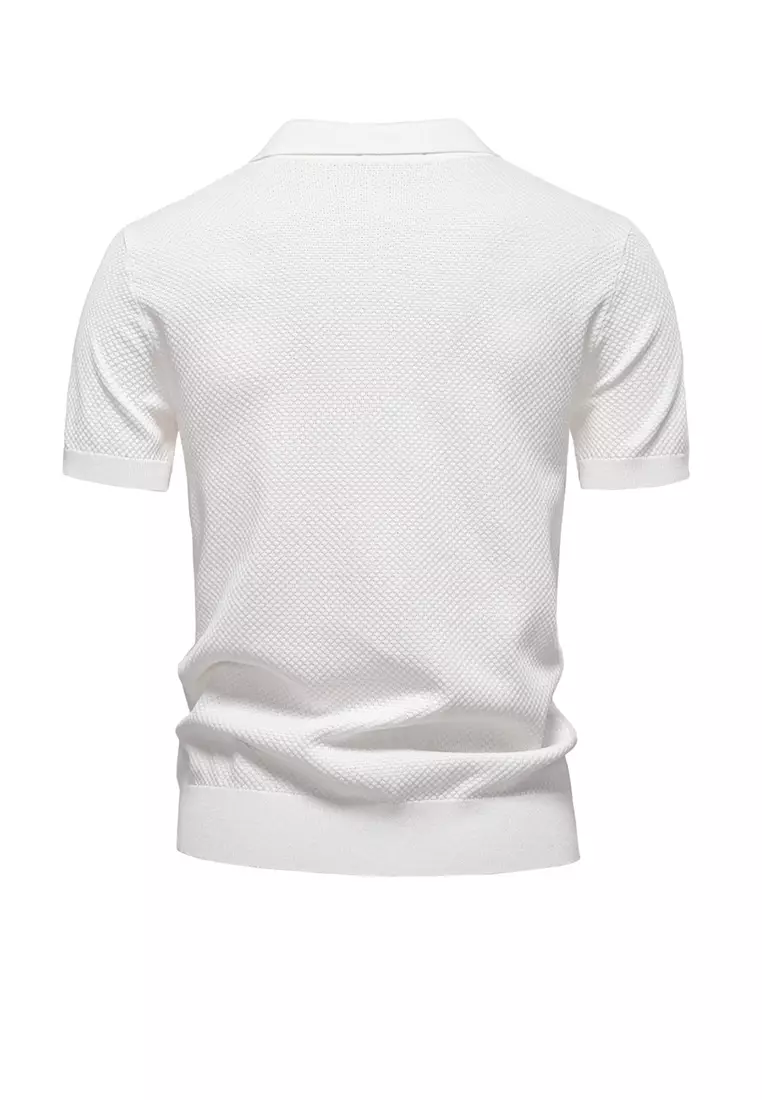 Business Textured Polo Shirt AX-PSD8025