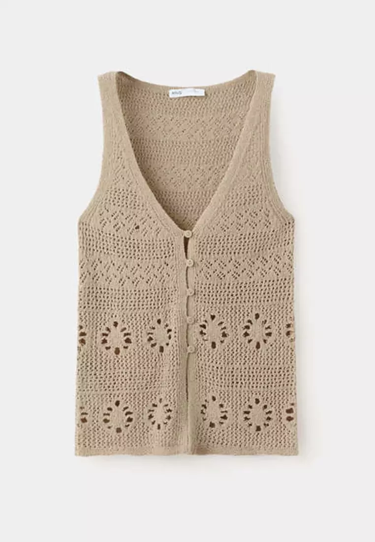 Crochet Buttoned Gilet