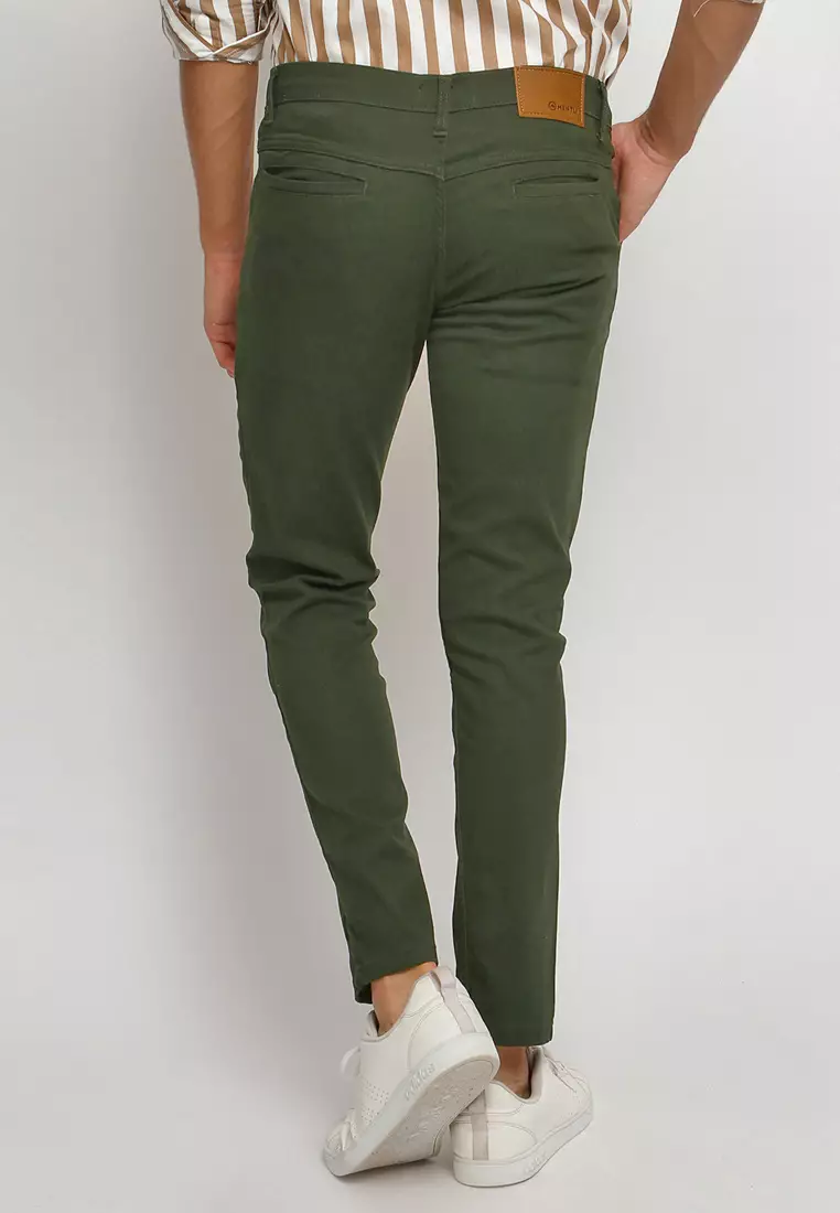 Slim Fit Chino Dark Army