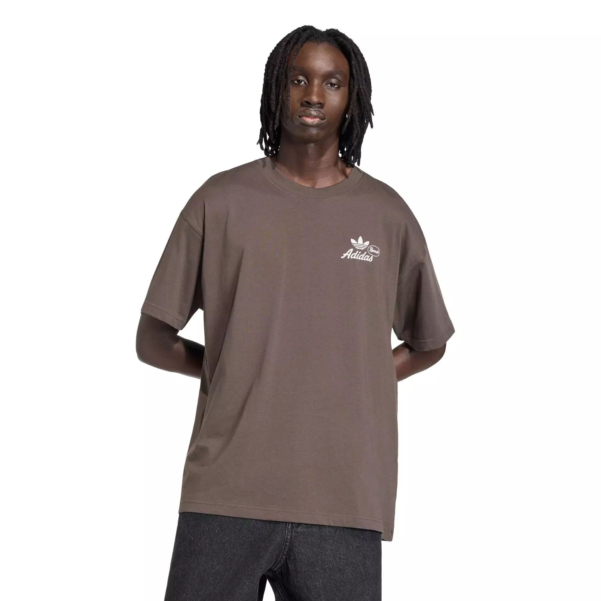 Lifestyle Vintage Records Graphic T-shirt Men Green KW7991