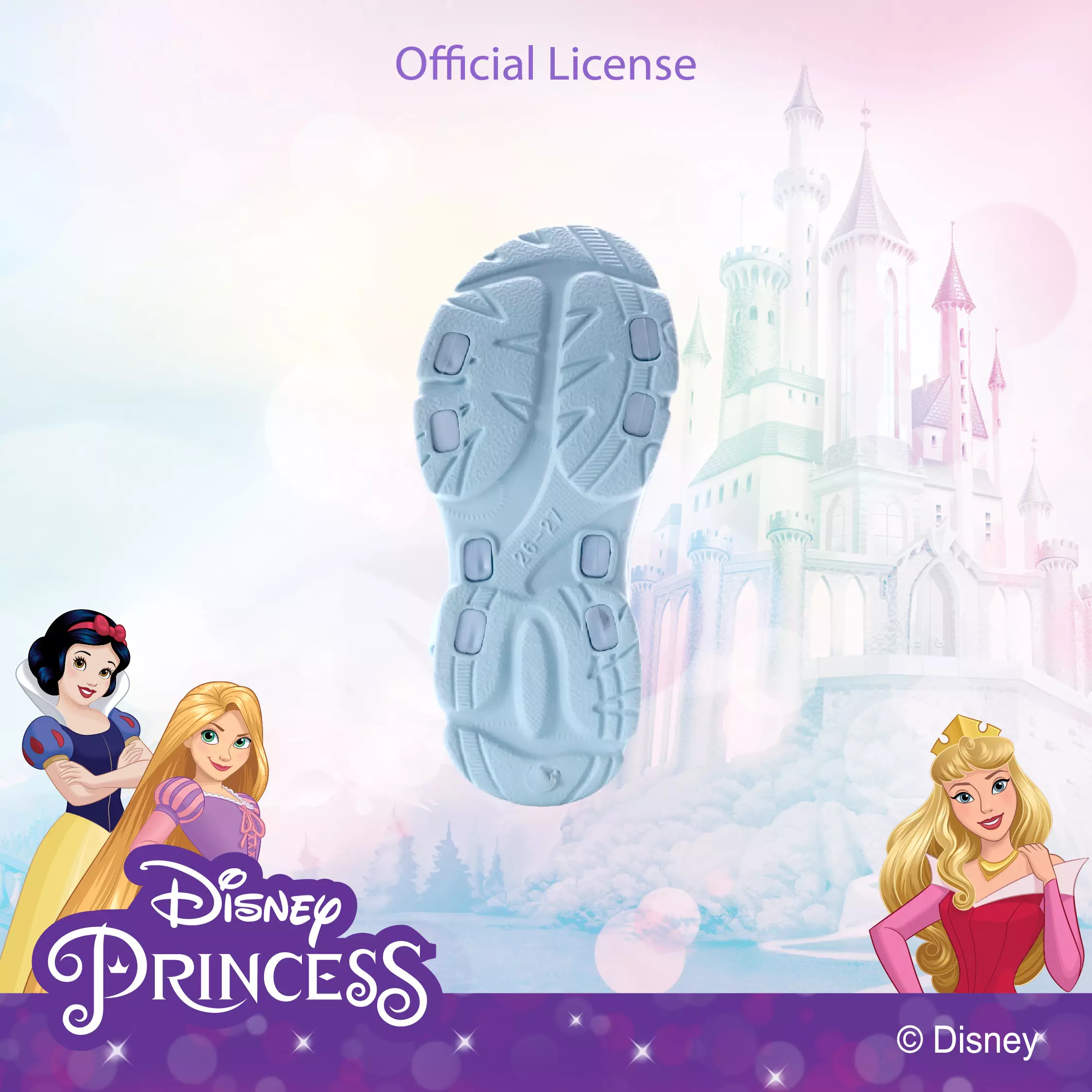 PRINCESS - SANDAL WANITA ANAK KIDS full karet CH830124WK - BIRU AQUA