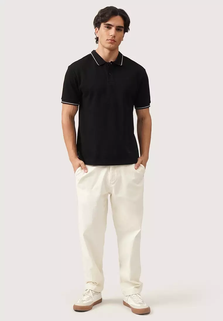 Premium Regular Fit Polo Shirt With Contrast Tipping