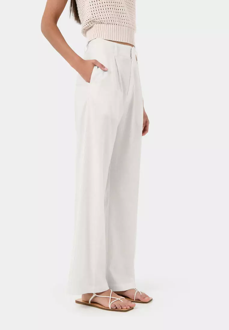 Perry Linen Tailored Pants