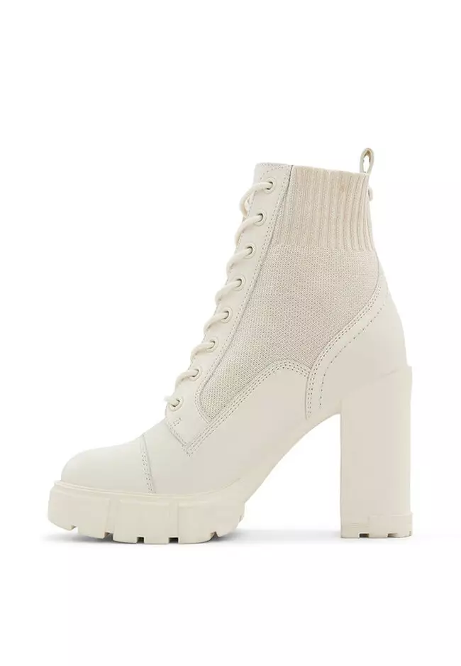 Aldo white clearance ankle boots