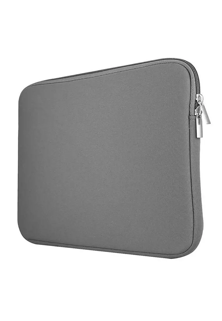 Quenty Sleeve Case For Laptop With Pouch Unisex Large Storage 13 Inch Material Polyester ORIGINAL - Grey