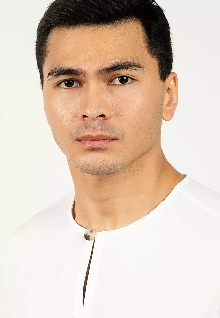 Casual Kurta With Fine Textured Cotton