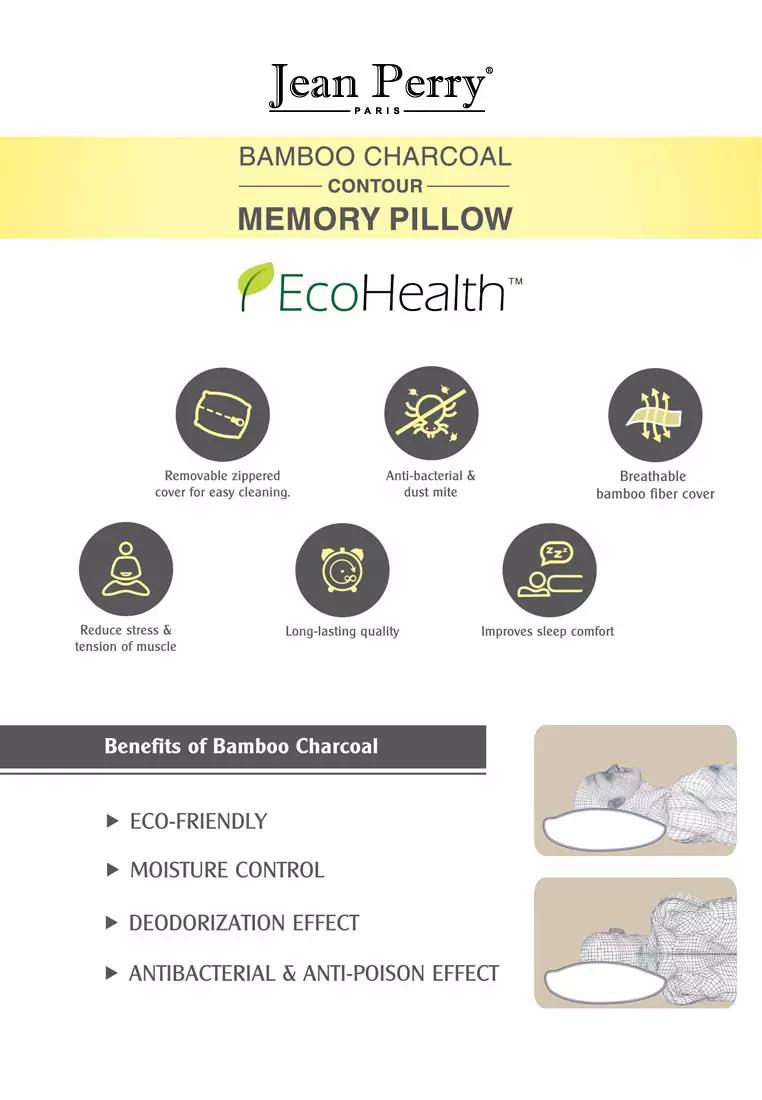 Buy Jean Perry Jean Perry Ecohealth Bamboo Charcoal Classic Memory