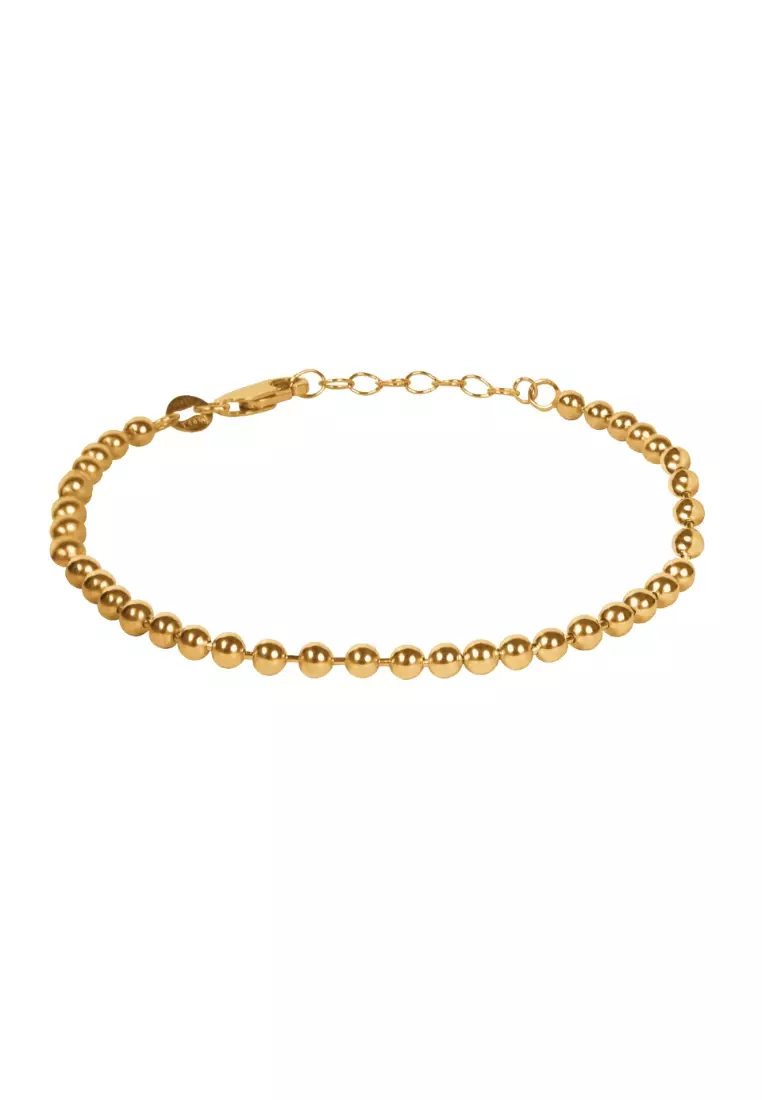 Bold Spheres Bracelet 14k Gold