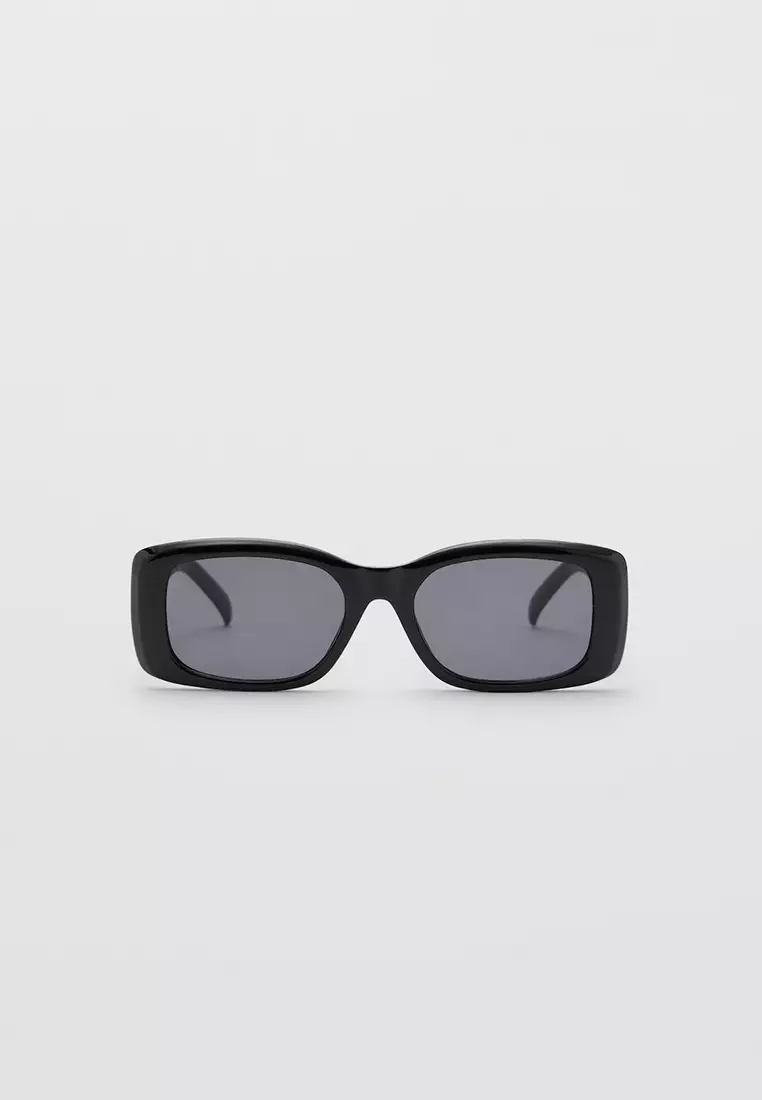 Rectangular-Frame Sunglasses