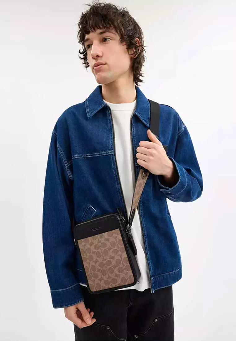 Buy COACH Sullivan Crossbody In Signature Canvas 2026 Online | ZALORA