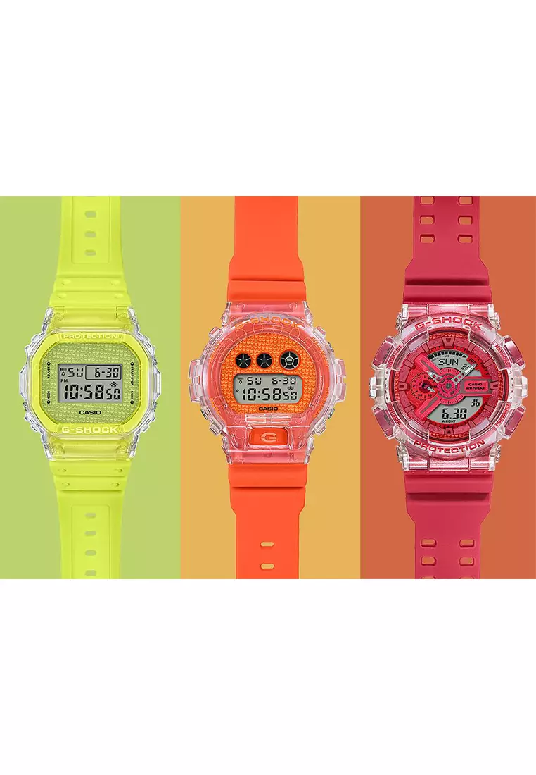 G-Shock - Jam Tangan Analog Digital Pria - Red - Resin Strap - GA-110GL-4A