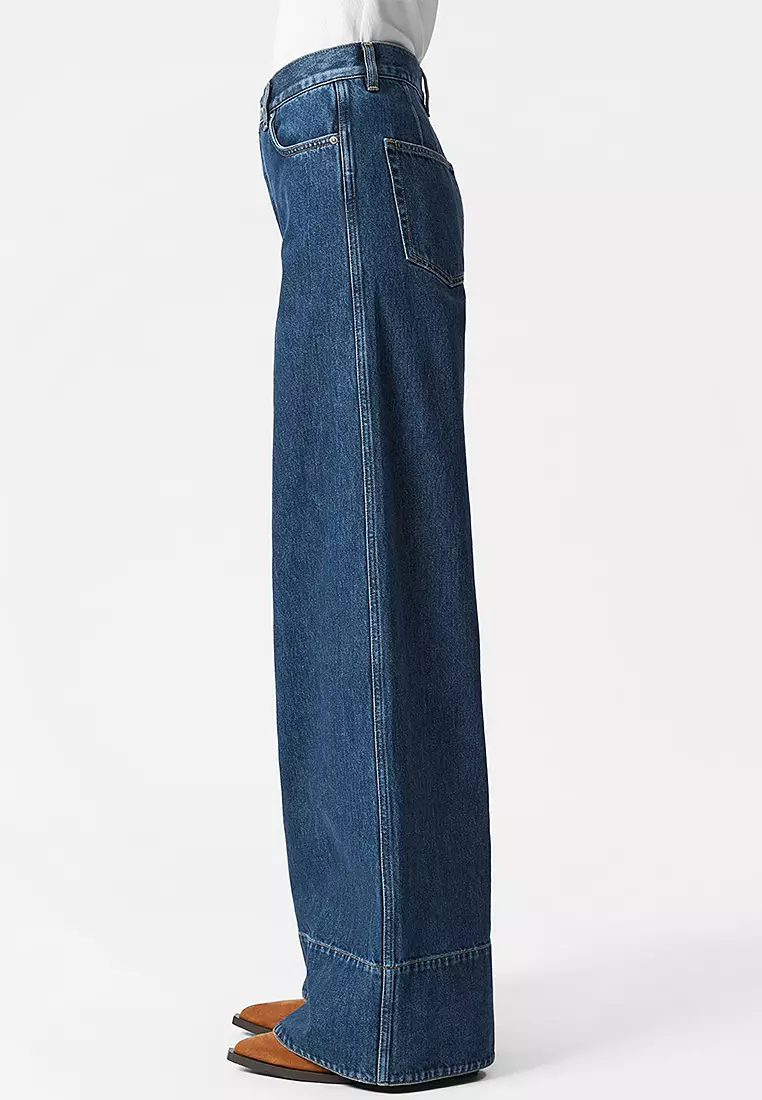 Long Wide-Leg Jeans