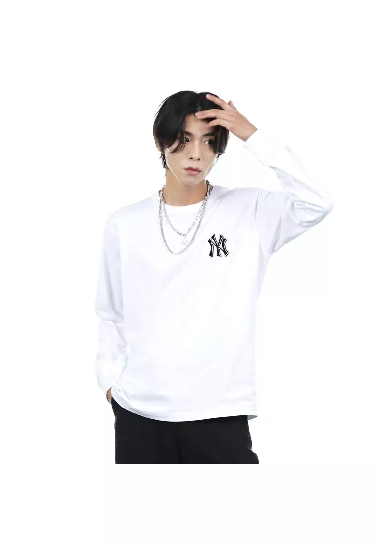 MLB Korea - Basic Mega Logo Long Sleeve T-Shirt – Harumio