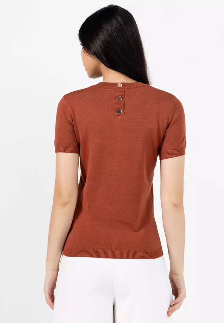 Catherine Short Sleeve Knit