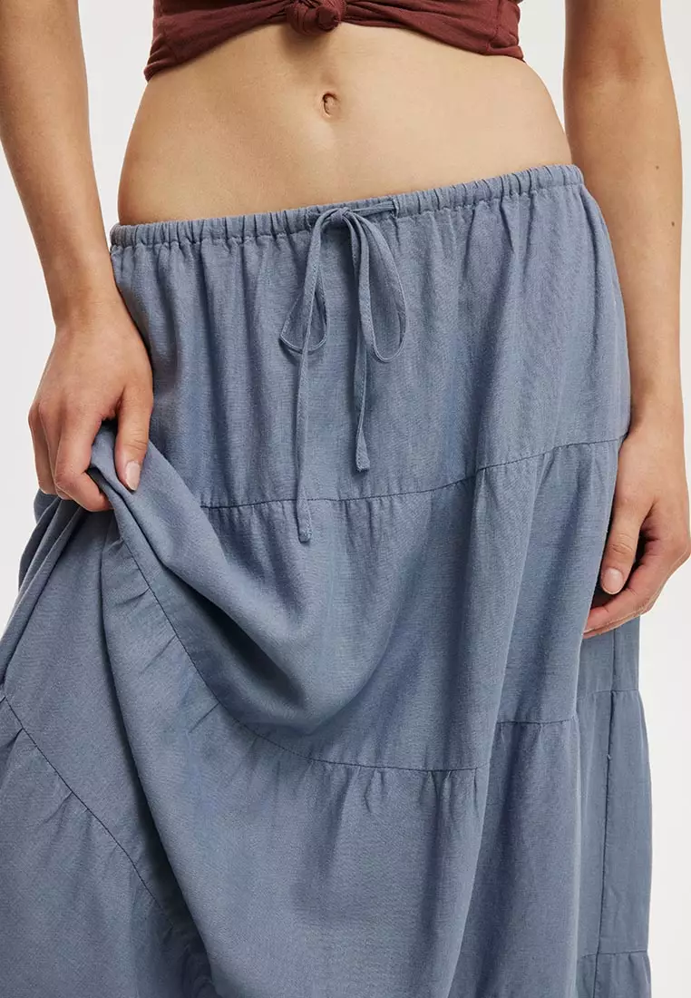 Haven Multi Tiered Maxi Skirt