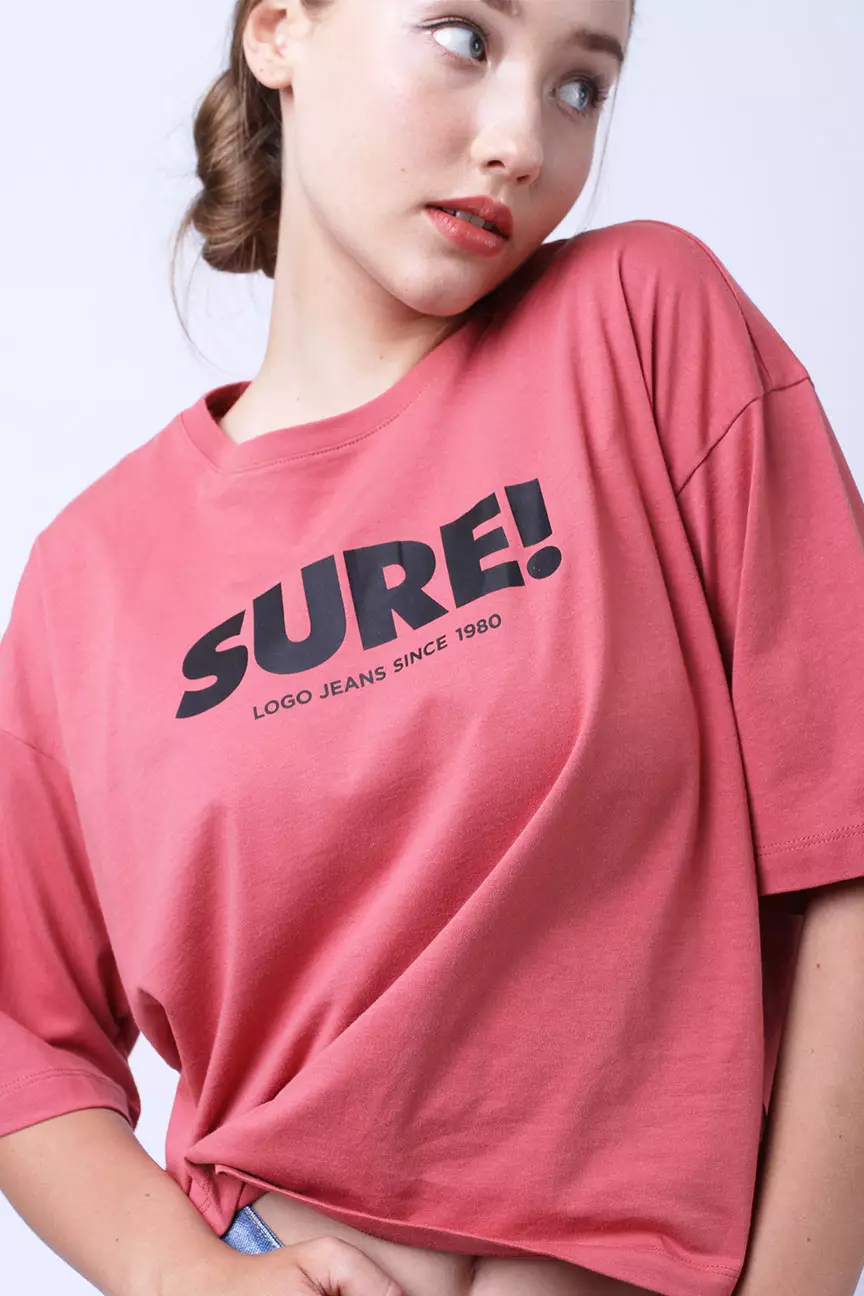 Kaos Wanita Talia Mineral Red Pink