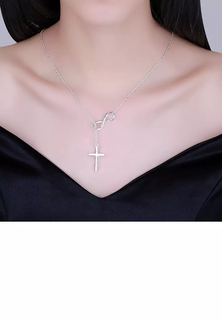 Buy Mooclife Fashion Cross Necklace Online ZALORA Malaysia
