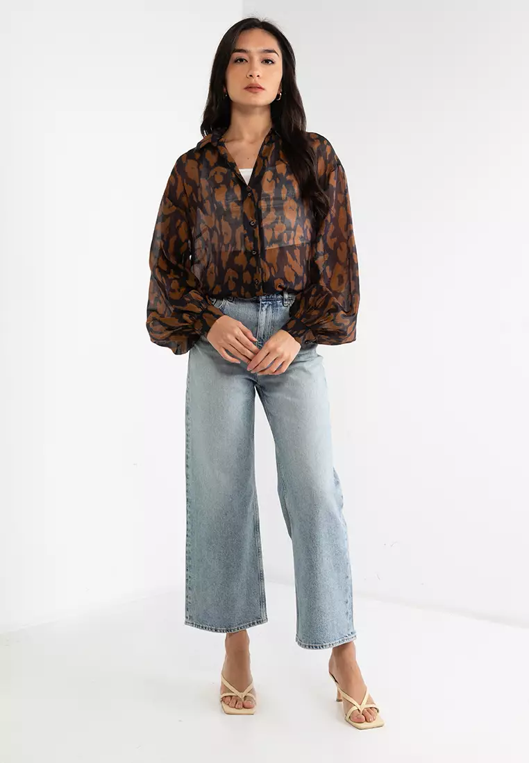 Never fully dressed outlet leopard shirt