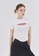 SKULLPIG white Front Slit Crop T-shirt (White) Quick-drying Running Fitness Yoga Hiking 078CDAA4AD9AC3GS_3