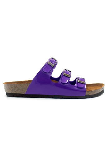 SoleSimple 紫色 Ely - 光面紫色 百搭/搭帶 軟木涼鞋 6BB5CSH72A1483GS_1