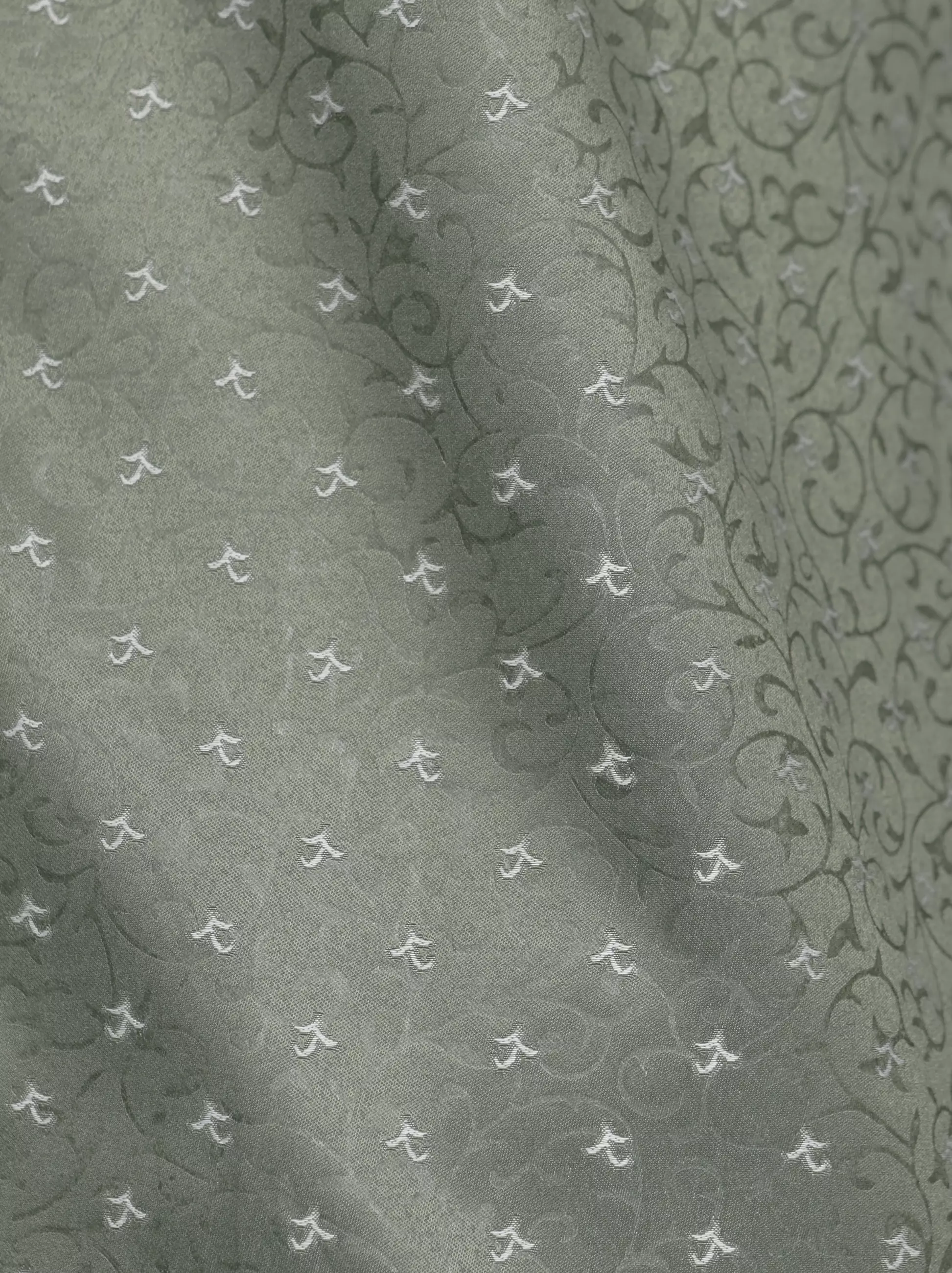 Casella Baju Koko Pria Lengan Panjang Kombinasi Batik Jeddah Design 9925 Army