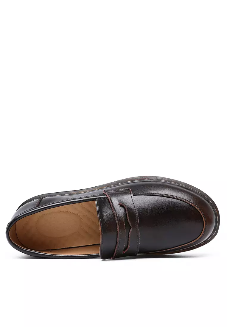 Leather loafers DS0421.