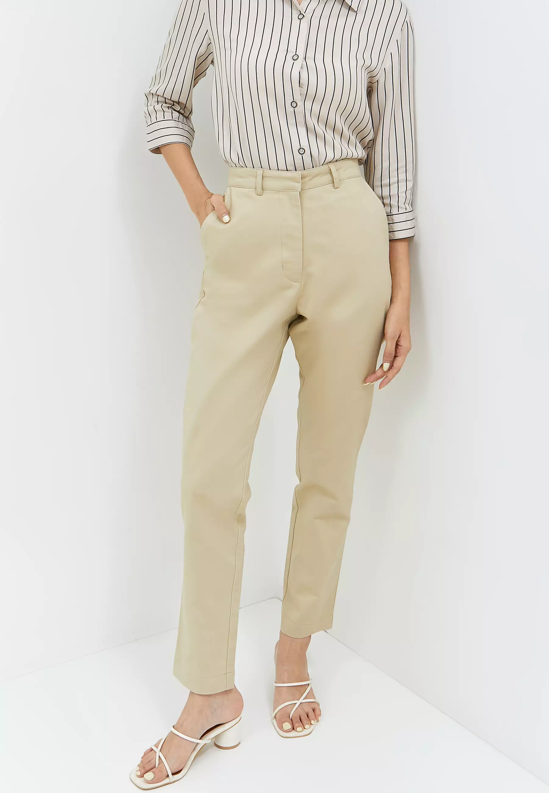 Chinos Pants Cream (G.3021)