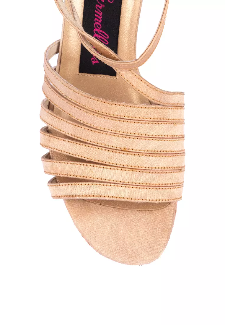 Satin Strappy Heels Dancing Shoes