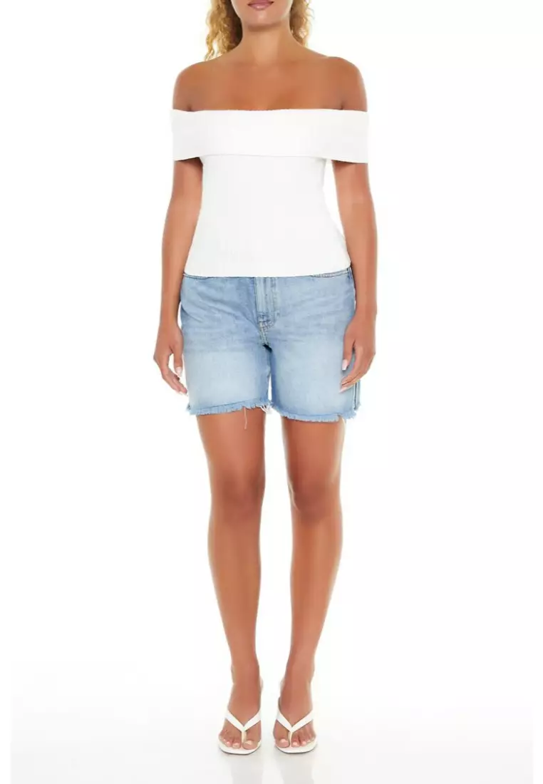 Forever 21 off the shoulder sweater top