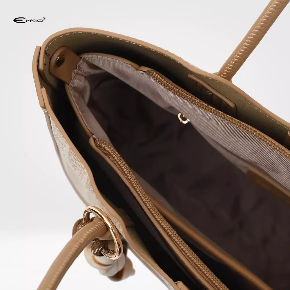 Tas Emsio by Elizabeth Tote Bag 0706-2162 Khaki
