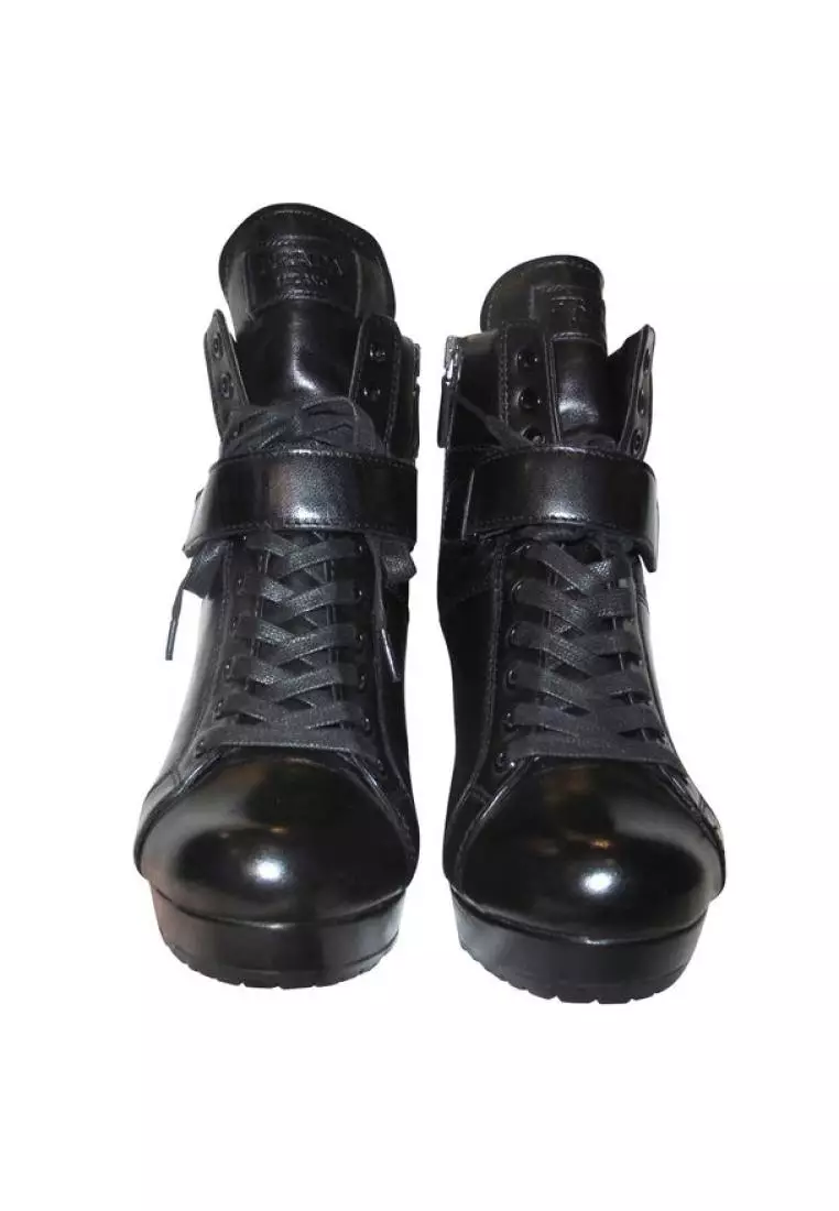 prada lace up boots